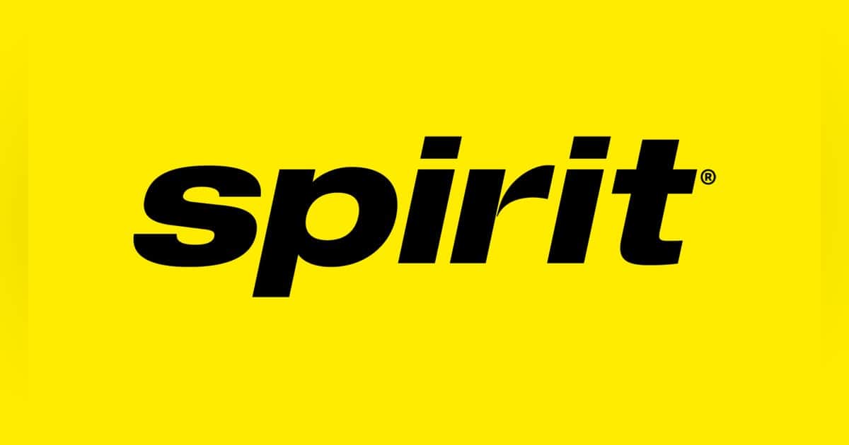 I took a screen grab of the spirit airlines logo to put in my blog