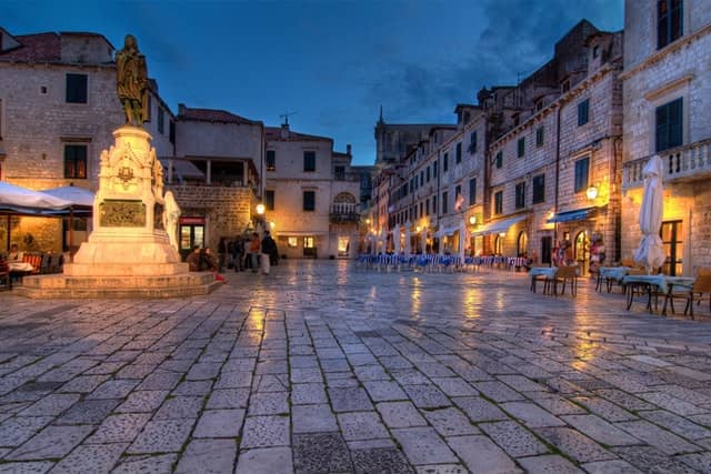 dubrovnik croatia plaza