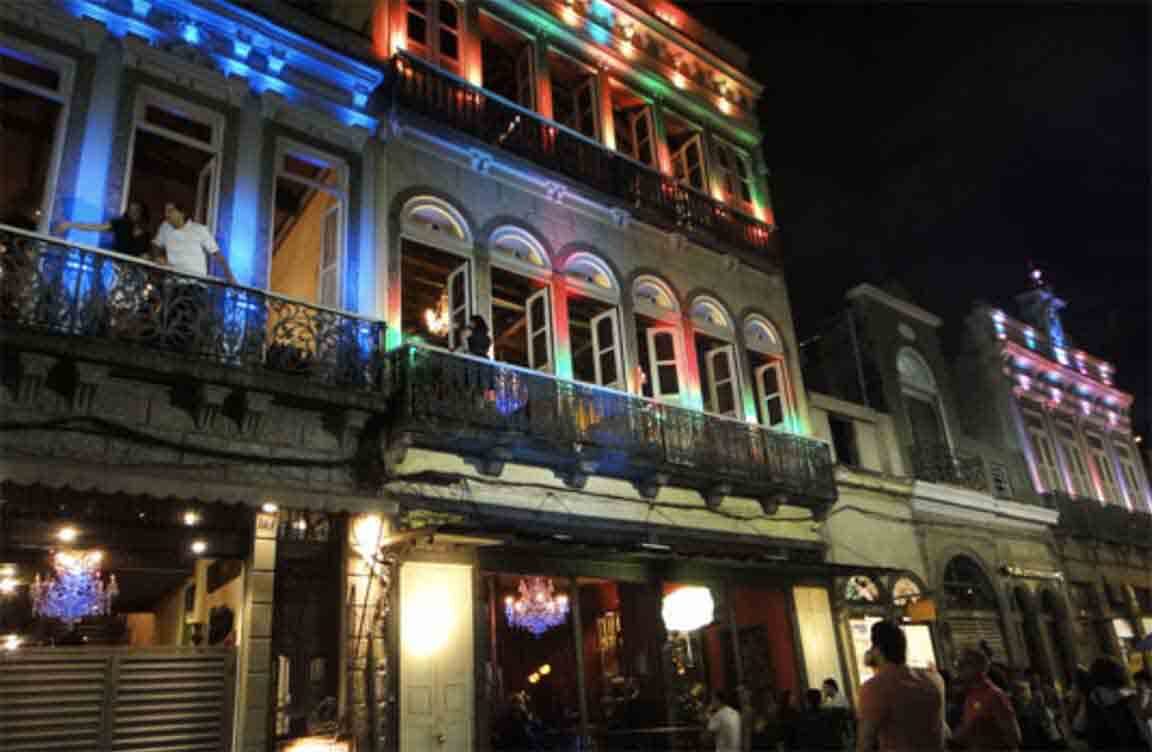 Partying and bars in Rio nightlife.