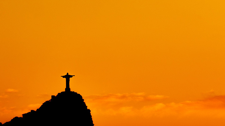 Christ the Redeemer Landmark Rio de Janeiro.
