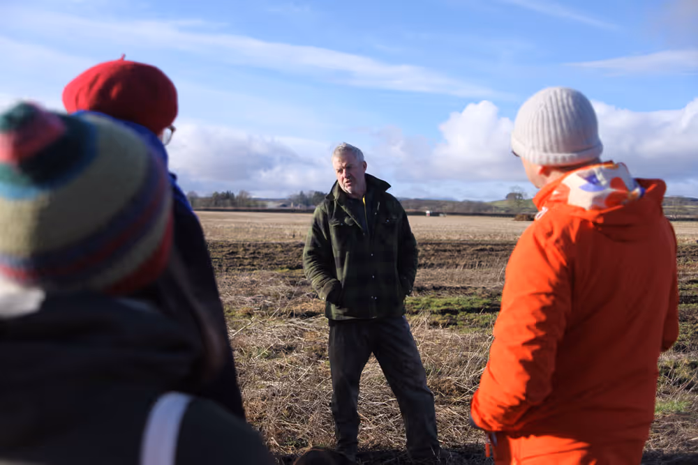 Andy Milligan from Greenlaw Greens explains how this small family run business diversified their farm, alongside cattle and sheep, to grow vegetables.