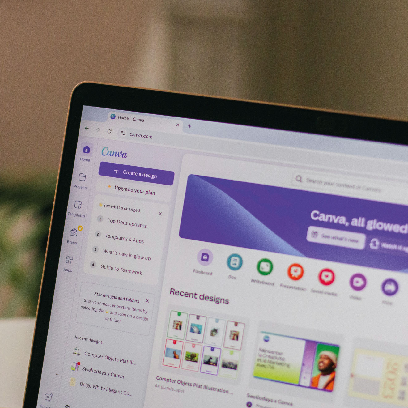 Screenshot of Canva - Graphic Design Tool