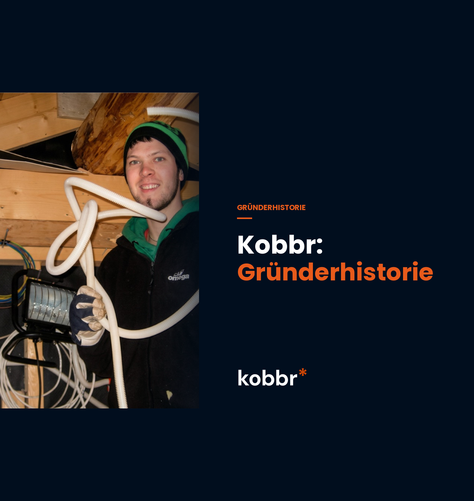 Gründerhistorie- Bygget fra feltet, ikke fra kontoret