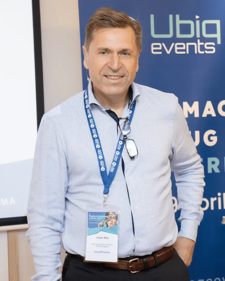 Photo of Jorgen Matz at the 5th Pharmacovigilance & Drug Safety Conference