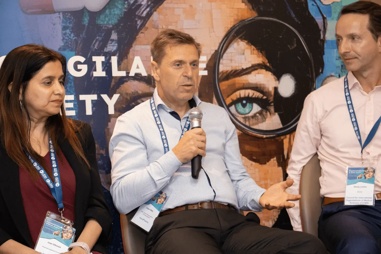 Photo of the panel discussion at the 5th Pharmacovigilance & Drug Safety Conference