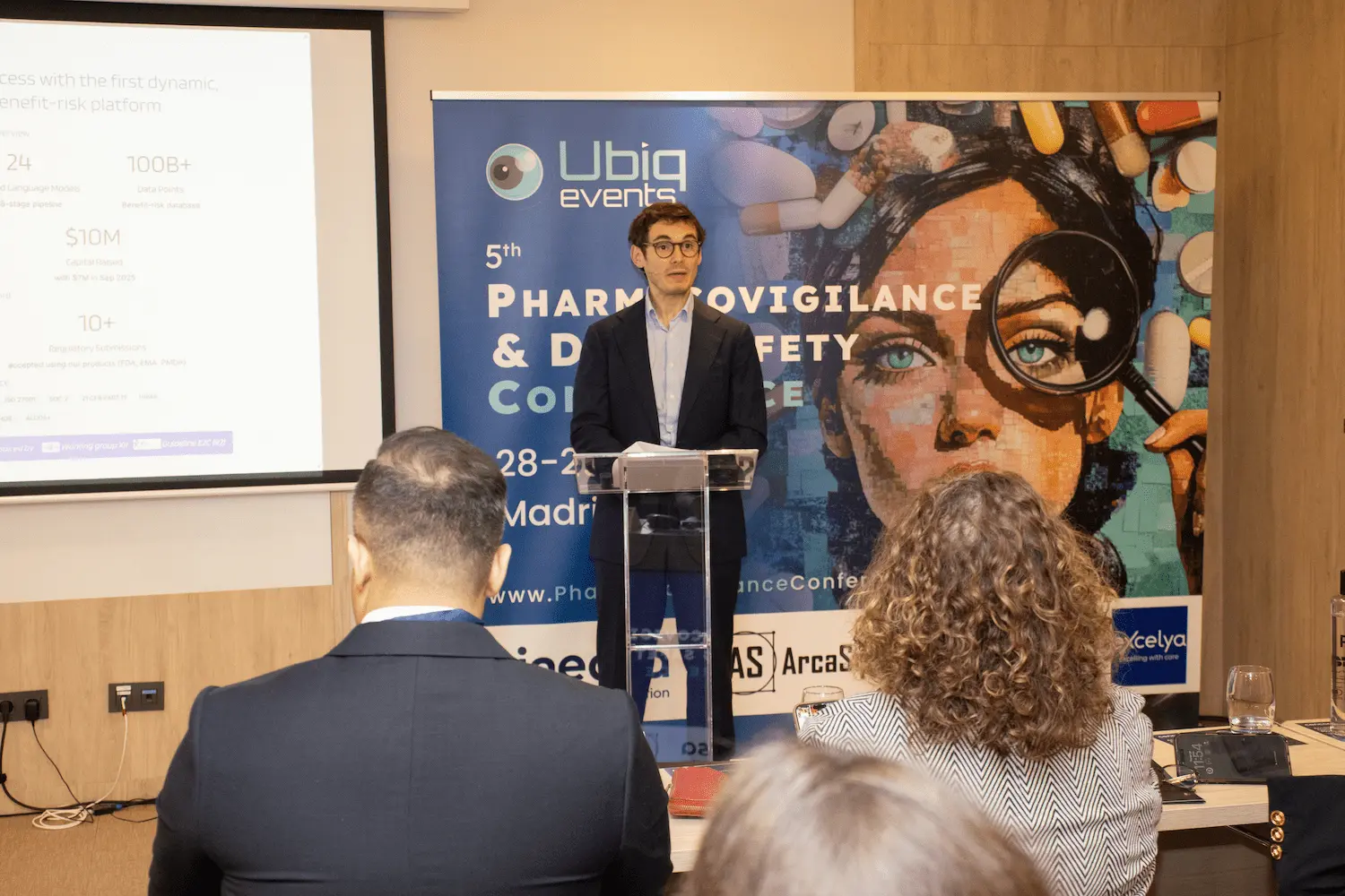 Photo of Romain Clement at the 5th Pharmacovigilance & Drug Safety Conference