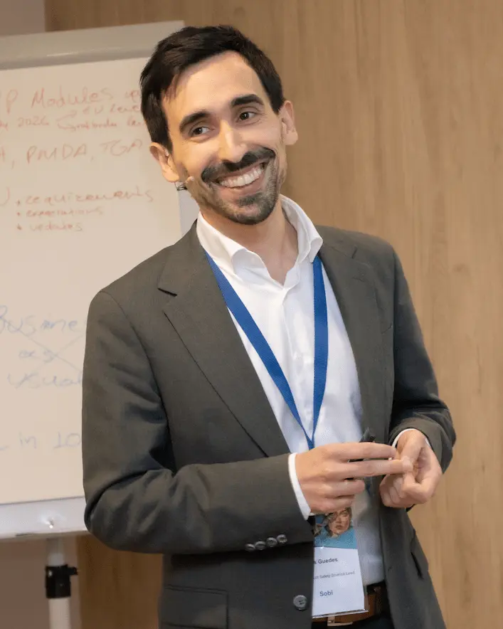 Photo of Luis Guedes at the 5th Pharmacovigilance & Drug Safety Conference