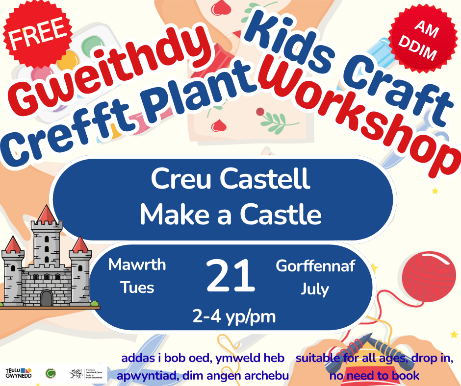 Gweithdy Crefft Plant / Kids Craft Workshop