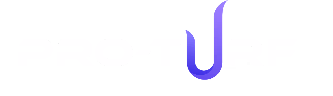 Curved purple letter J on white background
