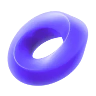 3D rendering of a purple torus.