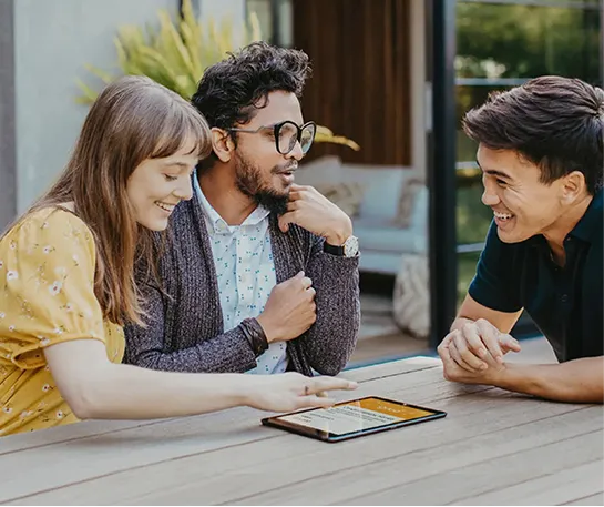 A group of person discussing on financing