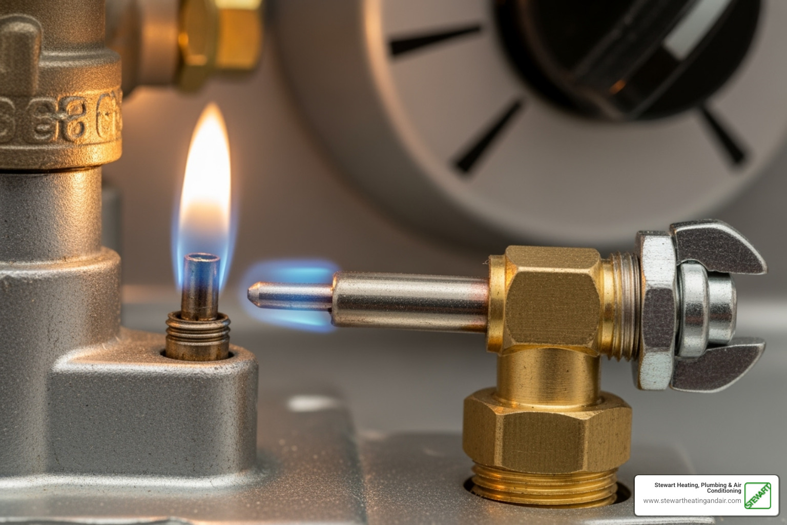 gas water heater's pilot light and thermocouple assembly - water heater not heating