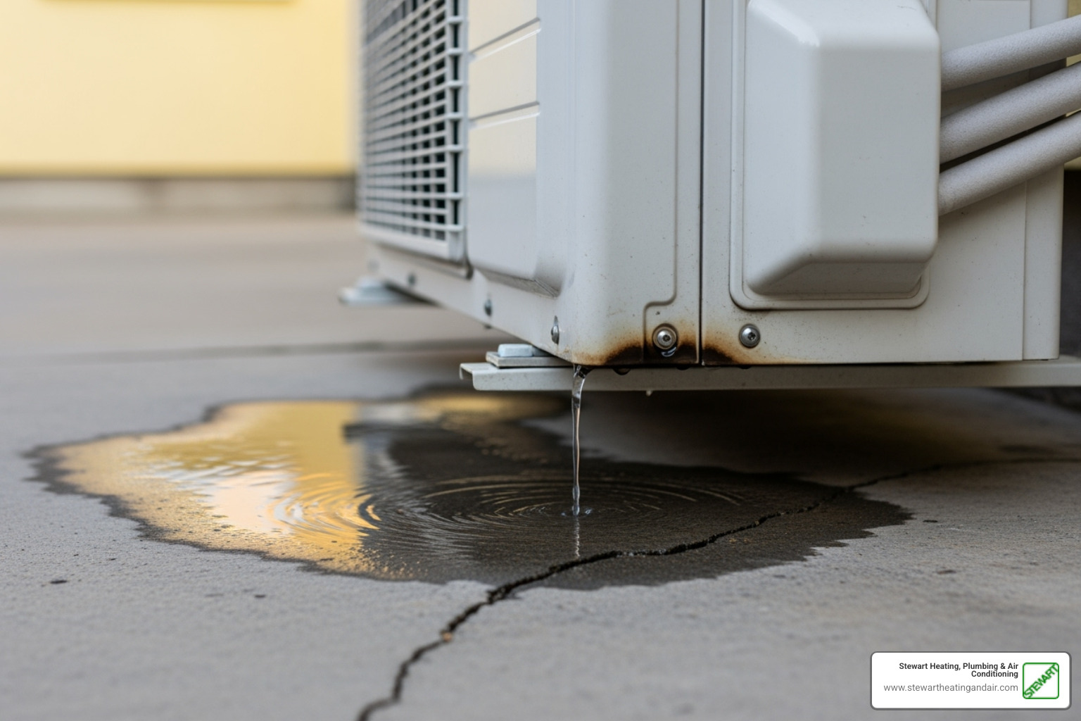 AC unit leaking water - 24 hour ac repair concord