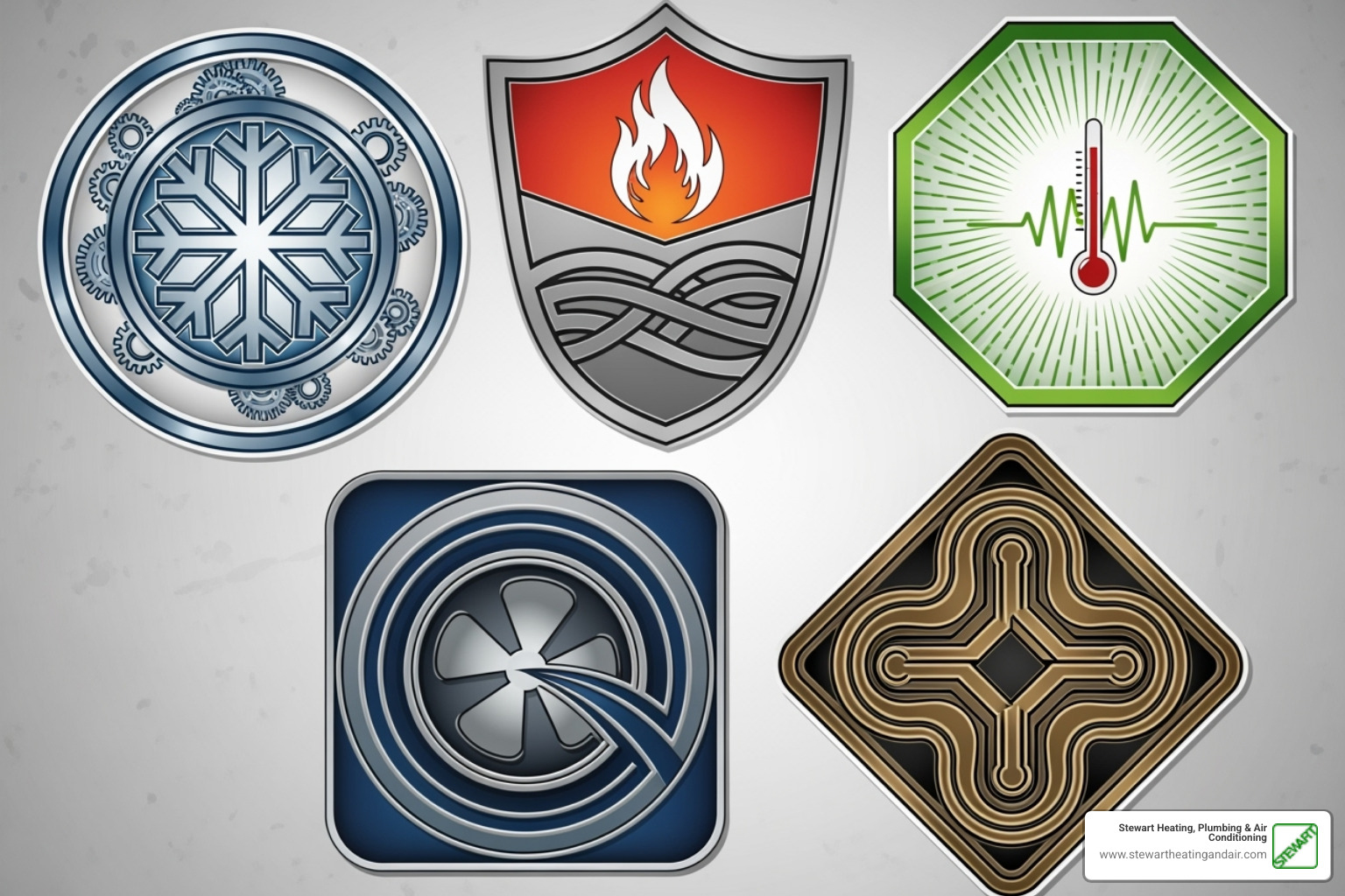 HVAC certification logos including EPA 608, NATE, and HVAC Excellence - Certified HVAC technician HVAC certification logos including EPA 608, NATE, and HVAC Excellence - Certified HVAC technician