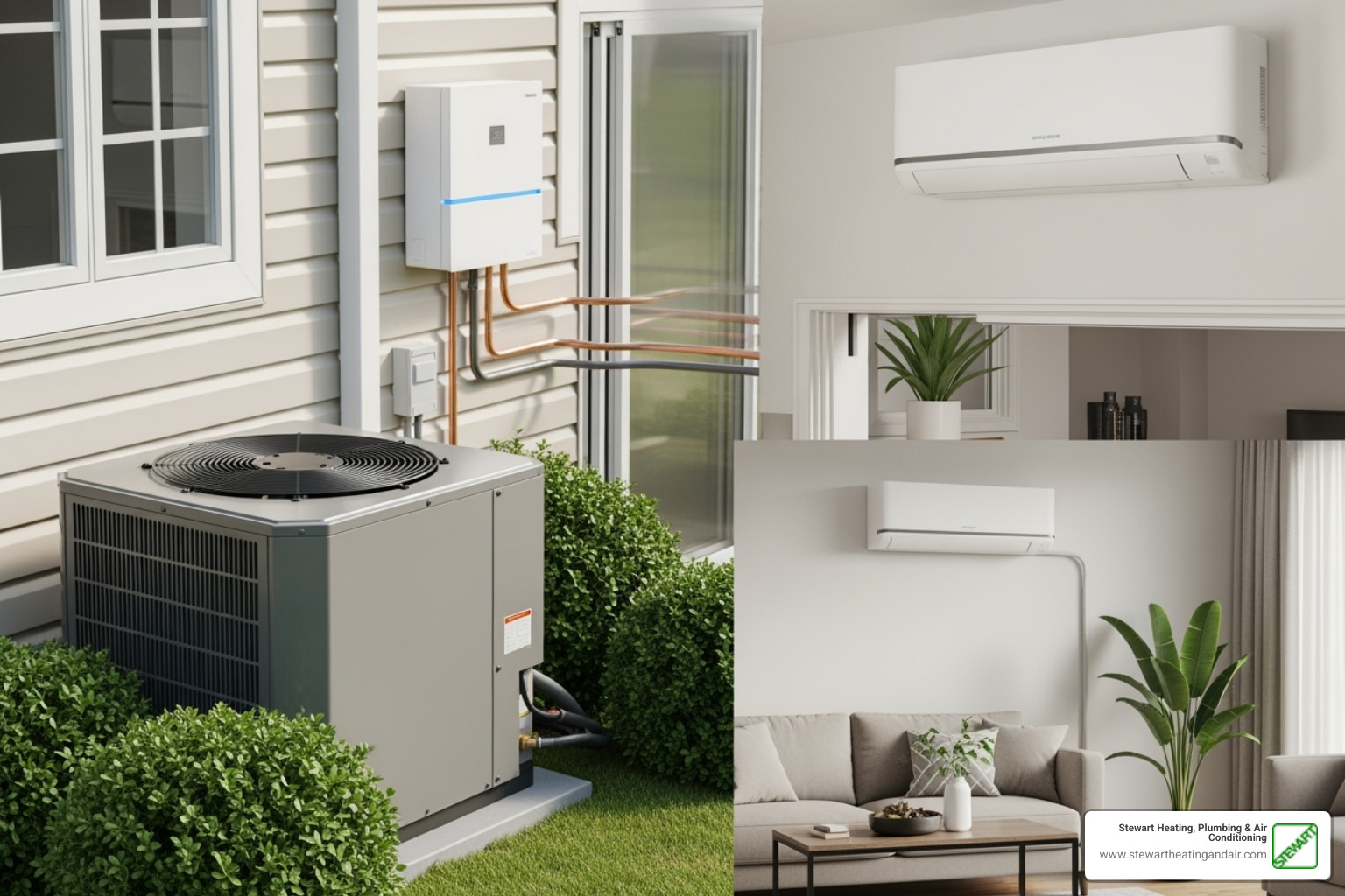 Different AC system types (central, ductless) - Air conditioning Pittsburg Different AC system types (central, ductless) - Air conditioning Pittsburg