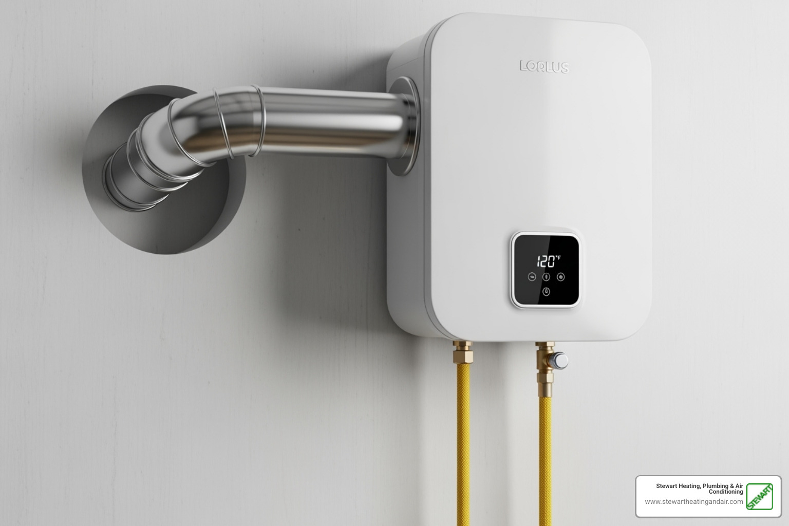 gas tankless water heater venting and gas line - tankless water heater installation