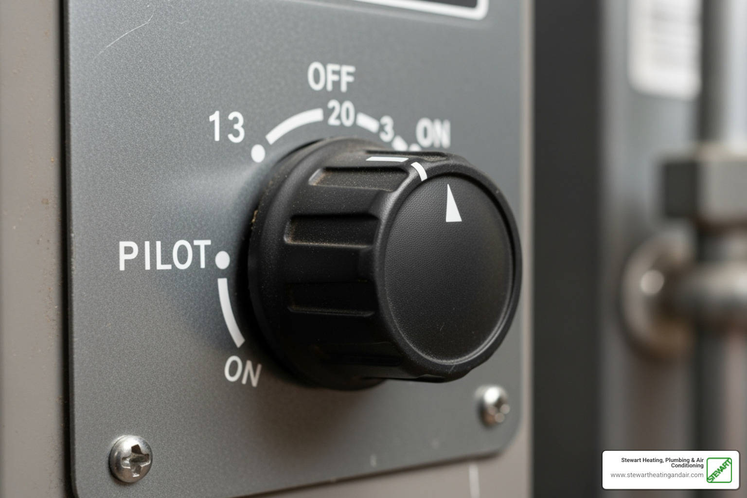 furnace gas control knob - concord furnace pilot light