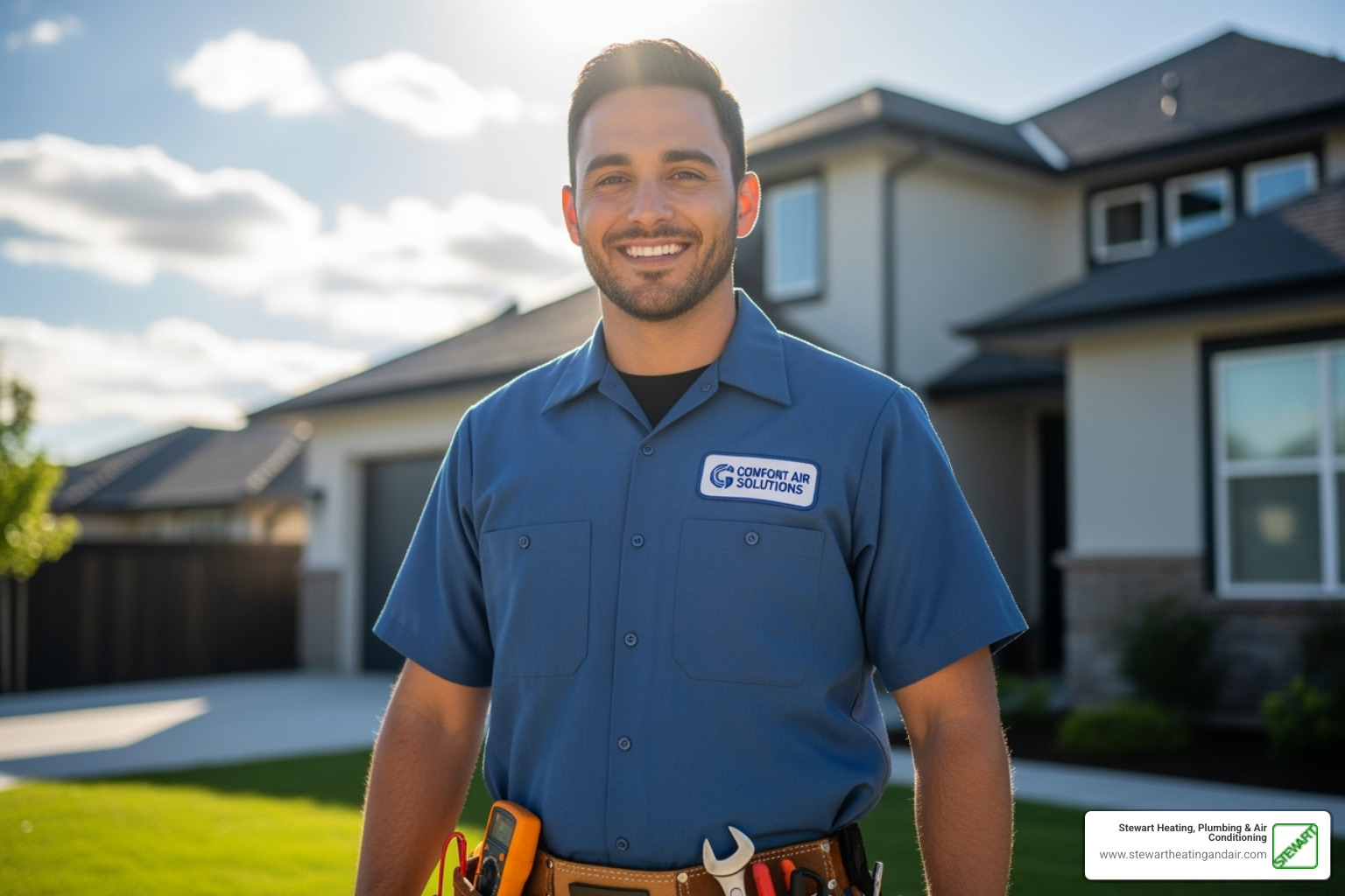 friendly technician in company uniform - ductless ac concord ca friendly technician in company uniform - ductless ac concord ca