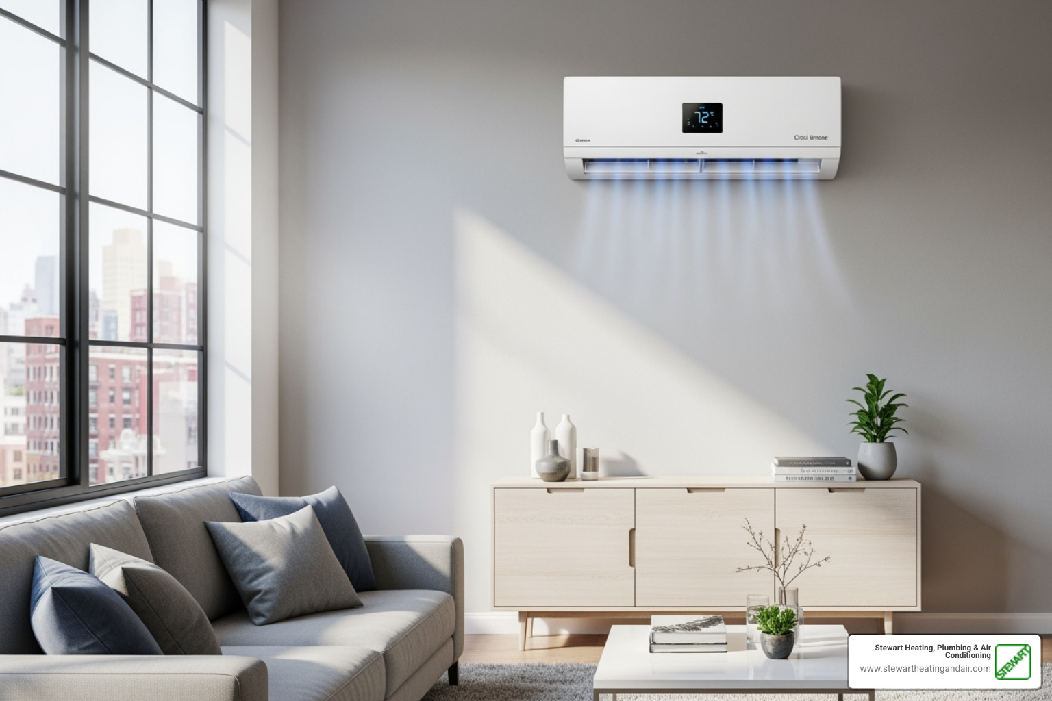 sleek, wall-mounted ductless mini-split unit - air conditioner installation bay point ca sleek, wall-mounted ductless mini-split unit - air conditioner installation bay point ca