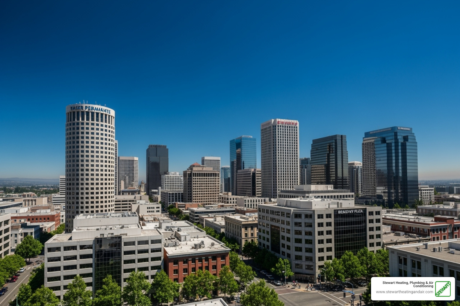 Walnut Creek skyline on a hot, sunny day. - same day ac repair walnut creek Walnut Creek skyline on a hot, sunny day. - same day ac repair walnut creek