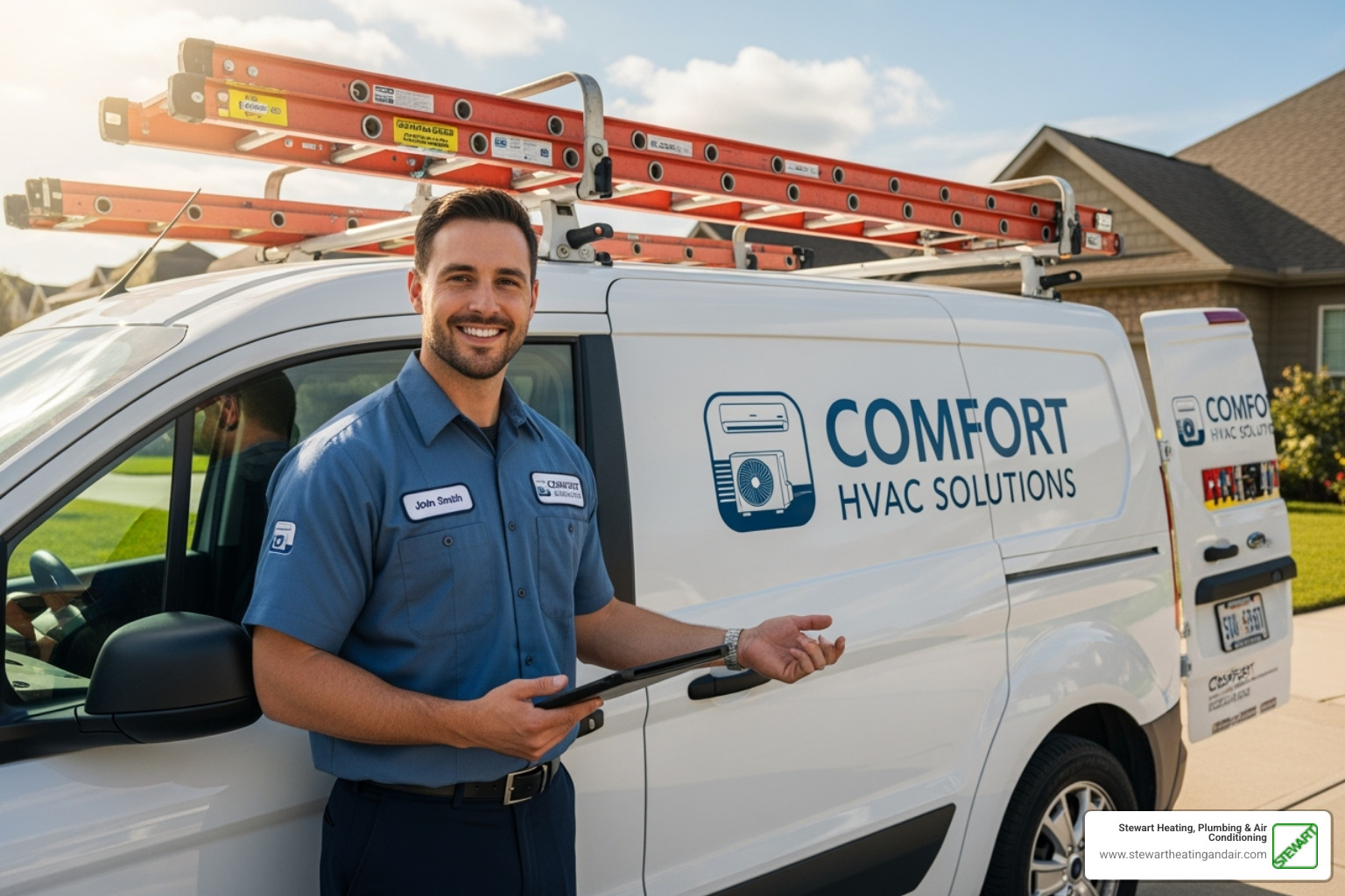 friendly, professional technician with a company van - hvac inspection brentwood ca friendly, professional technician with a company van - hvac inspection brentwood ca