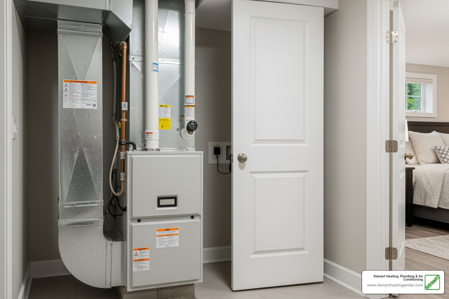 new, modern furnace unit - "Find companies that offer furnace repair in Antioch, CA."