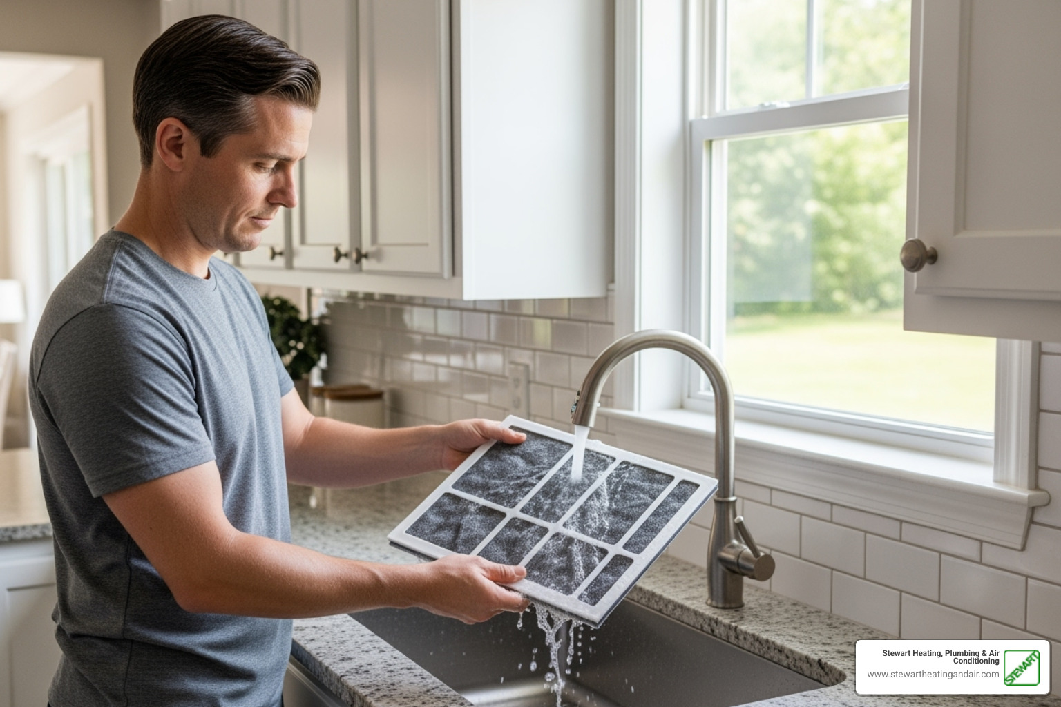 homeowner cleaning a mini-split filter - ductless replacement brentwood ca homeowner cleaning a mini-split filter - ductless replacement brentwood ca