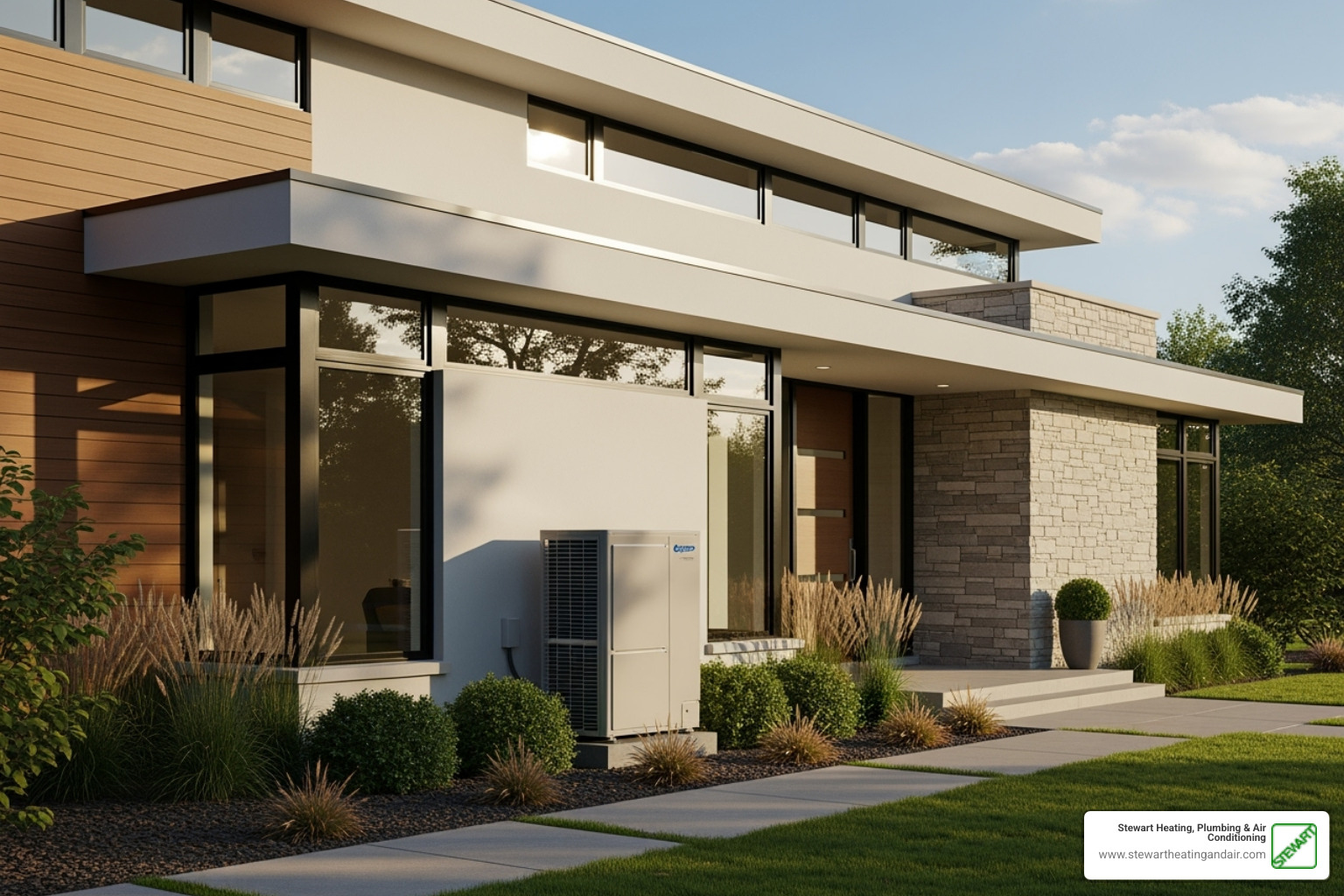 home exterior with a discreet outdoor ductless unit - ductless system pleasant hill home exterior with a discreet outdoor ductless unit - ductless system pleasant hill