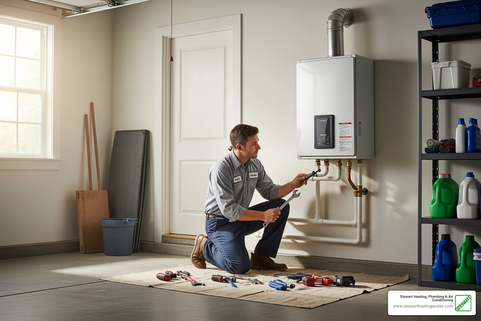 My tankless water heater is broken. Who can I call for tankless water heater repair in Concord?