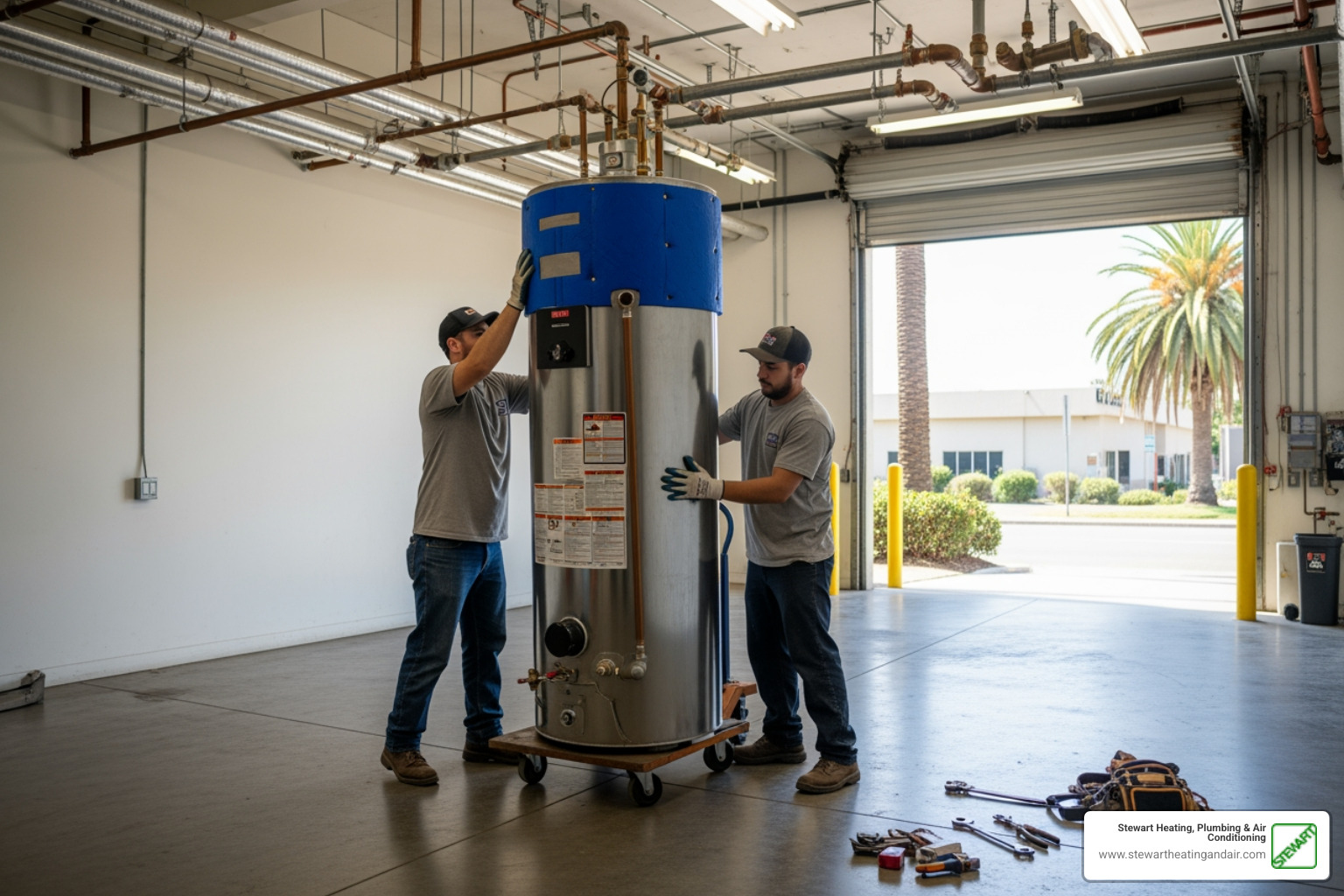 Infographic explaining the benefits of upgrading an old commercial water heater, showing energy savings and improved reliability. - commercial water heater replacement in pittsburg, ca Infographic explaining the benefits of upgrading an old commercial water heater, showing energy savings and improved reliability. - commercial water heater replacement in pittsburg, ca