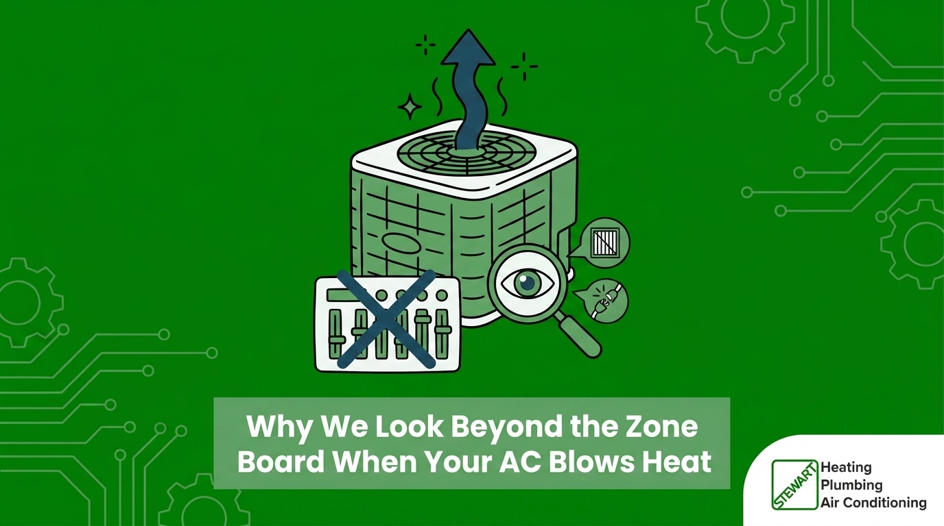 Why We Look Beyond the Zone Board When Your AC Blows Heat