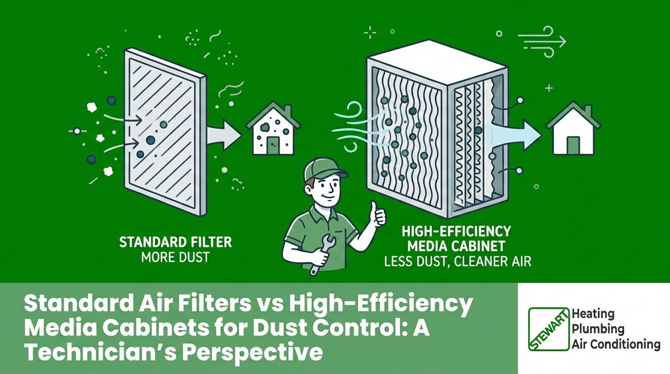 Standard Air Filters vs High-Efficiency Media Cabinets for Dust Control