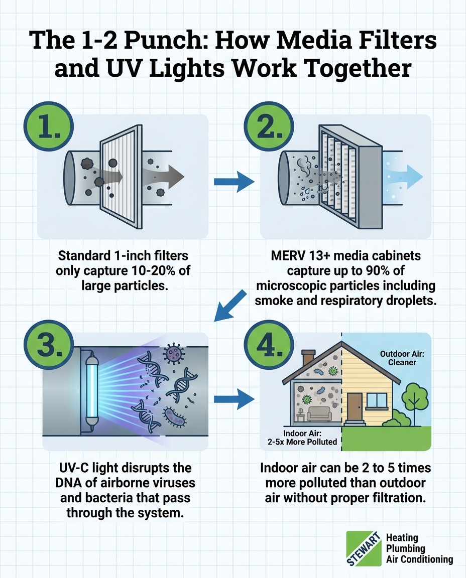 The 1-2 Punch: How Media Filters and UV Lights Work Together