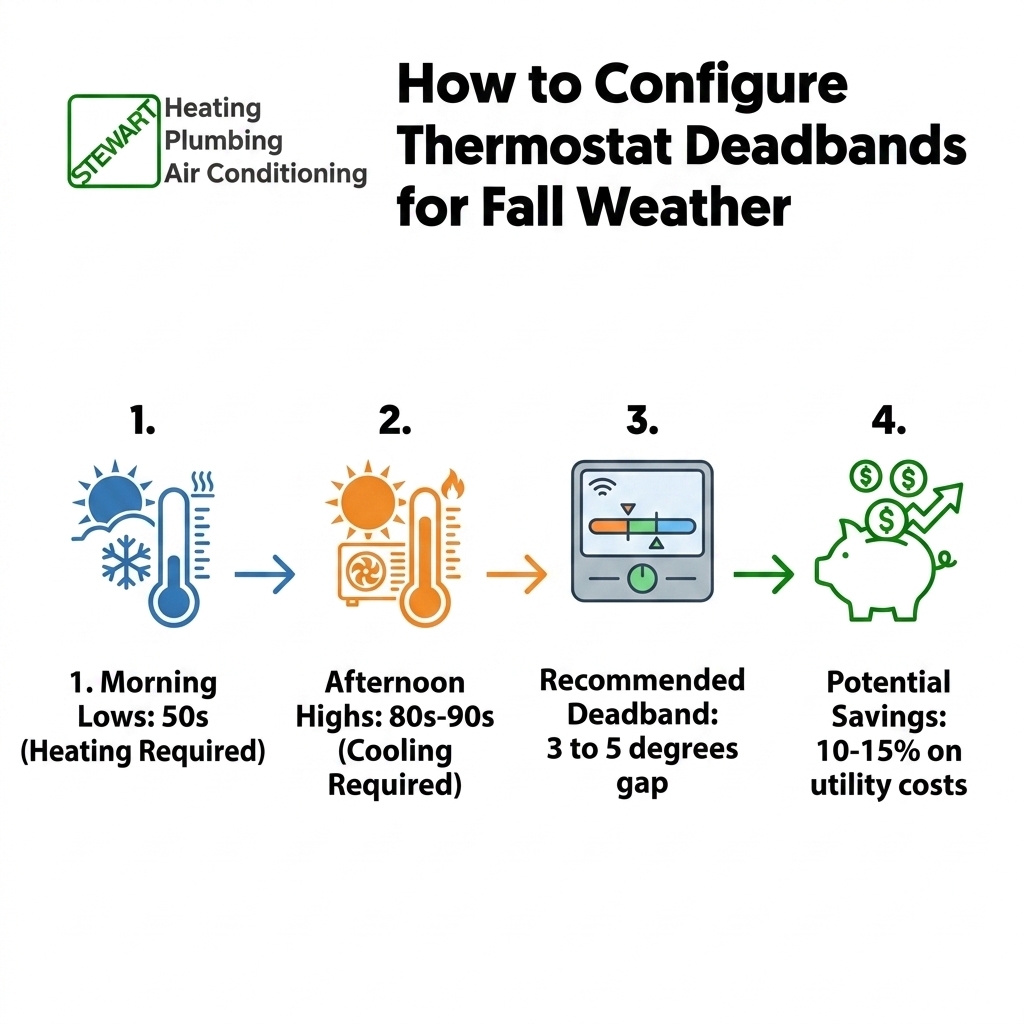 How to Configure Thermostat Deadbands for Fall Weather