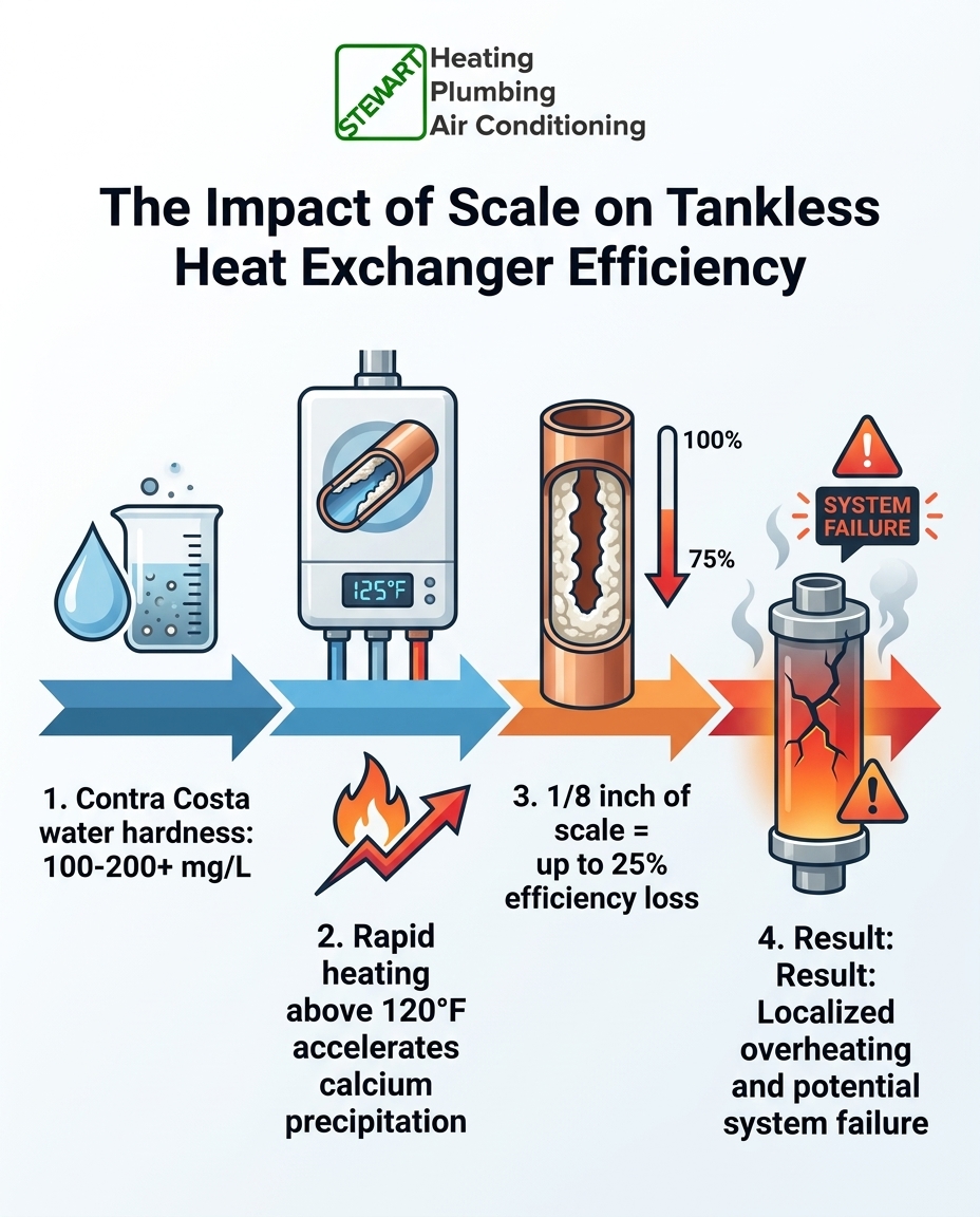 The Impact of Scale on Tankless Heat Exchanger Efficiency