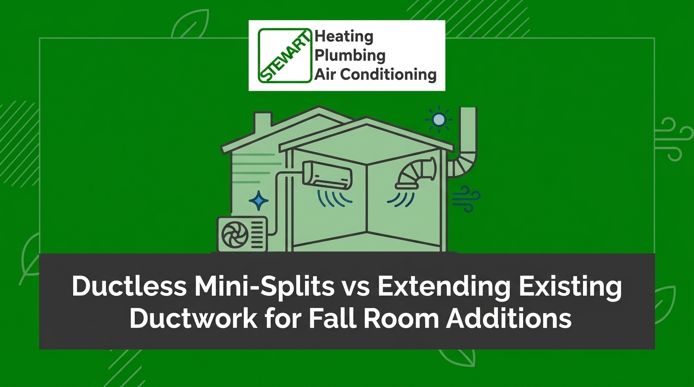 Ductless Mini-Splits vs Extending Existing Ductwork for Fall Room Additions