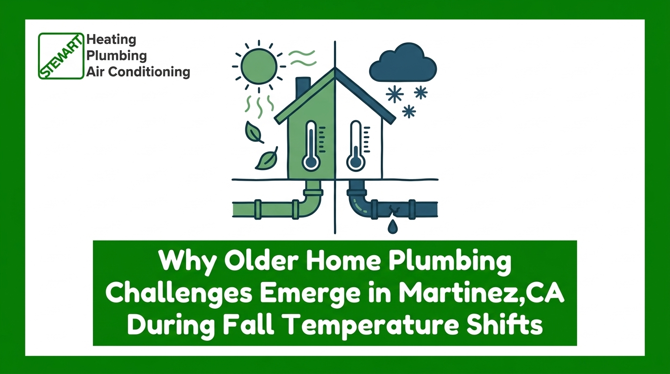 Older Home Plumbing Challenges in Martinez During Temperature Shifts