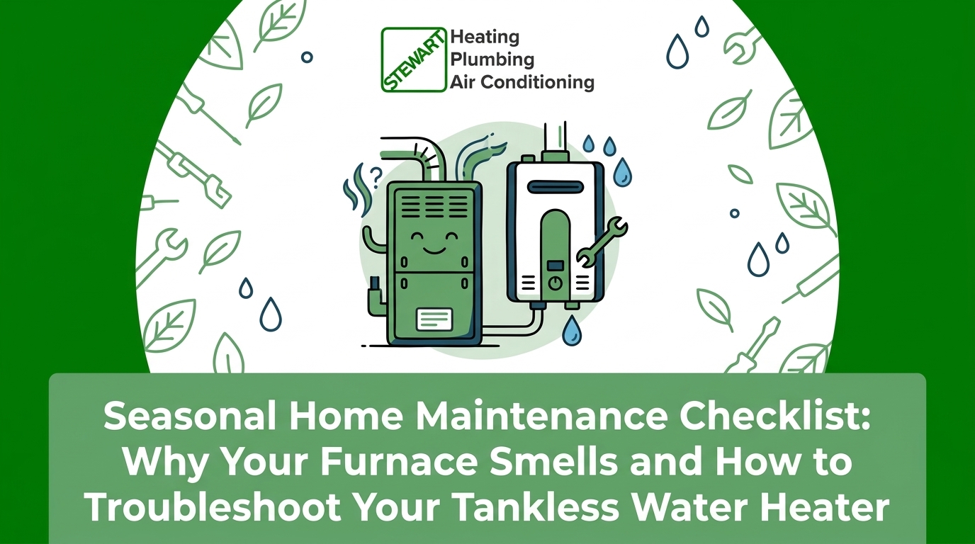 Seasonal Home Maintenance Checklist: Why Your Furnace Smells and How to Troubleshoot Your Tankless Water Heater