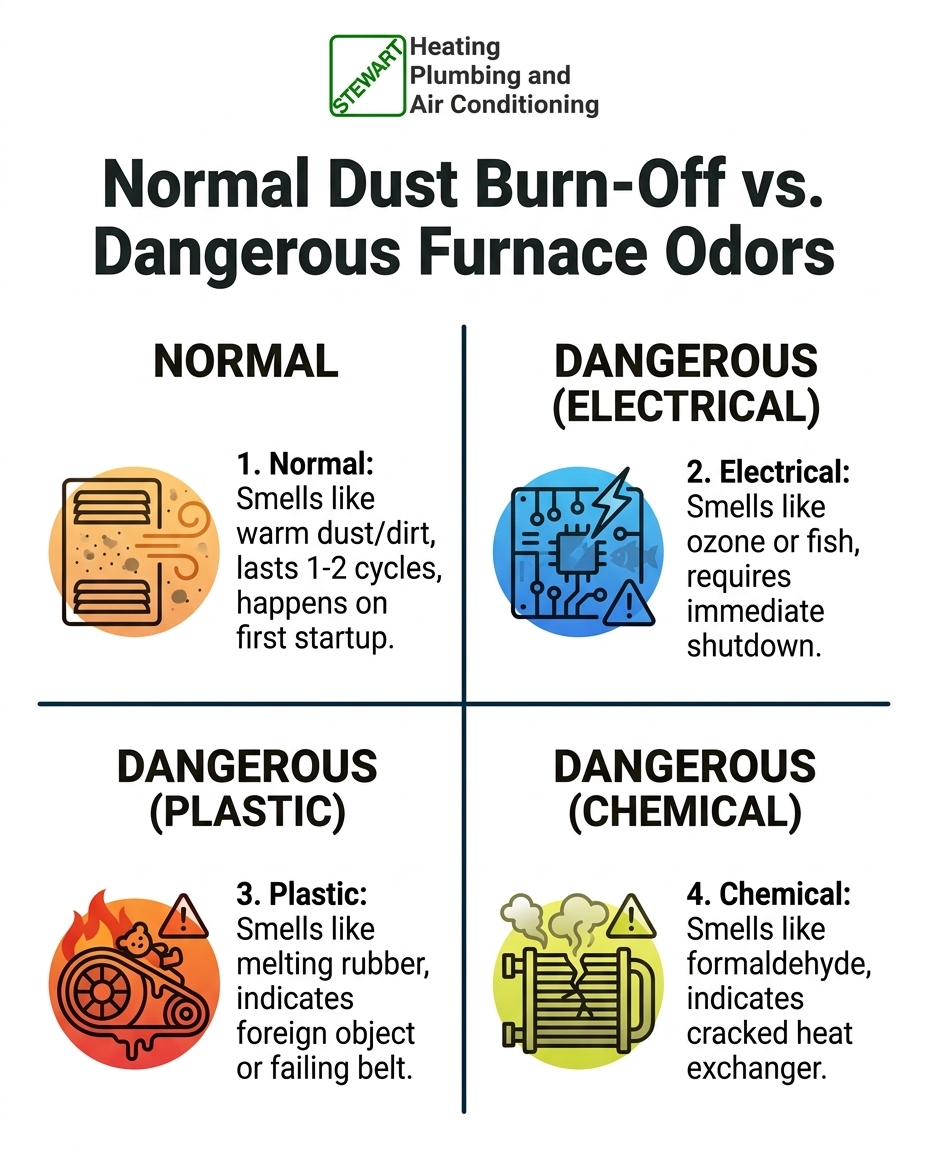 Normal Dust Burn-Off vs. Dangerous Furnace Odors