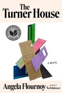 Book cover for "The Turner House" featuring a white background a collage of various colorful doors, piled together, a la monsters inc.