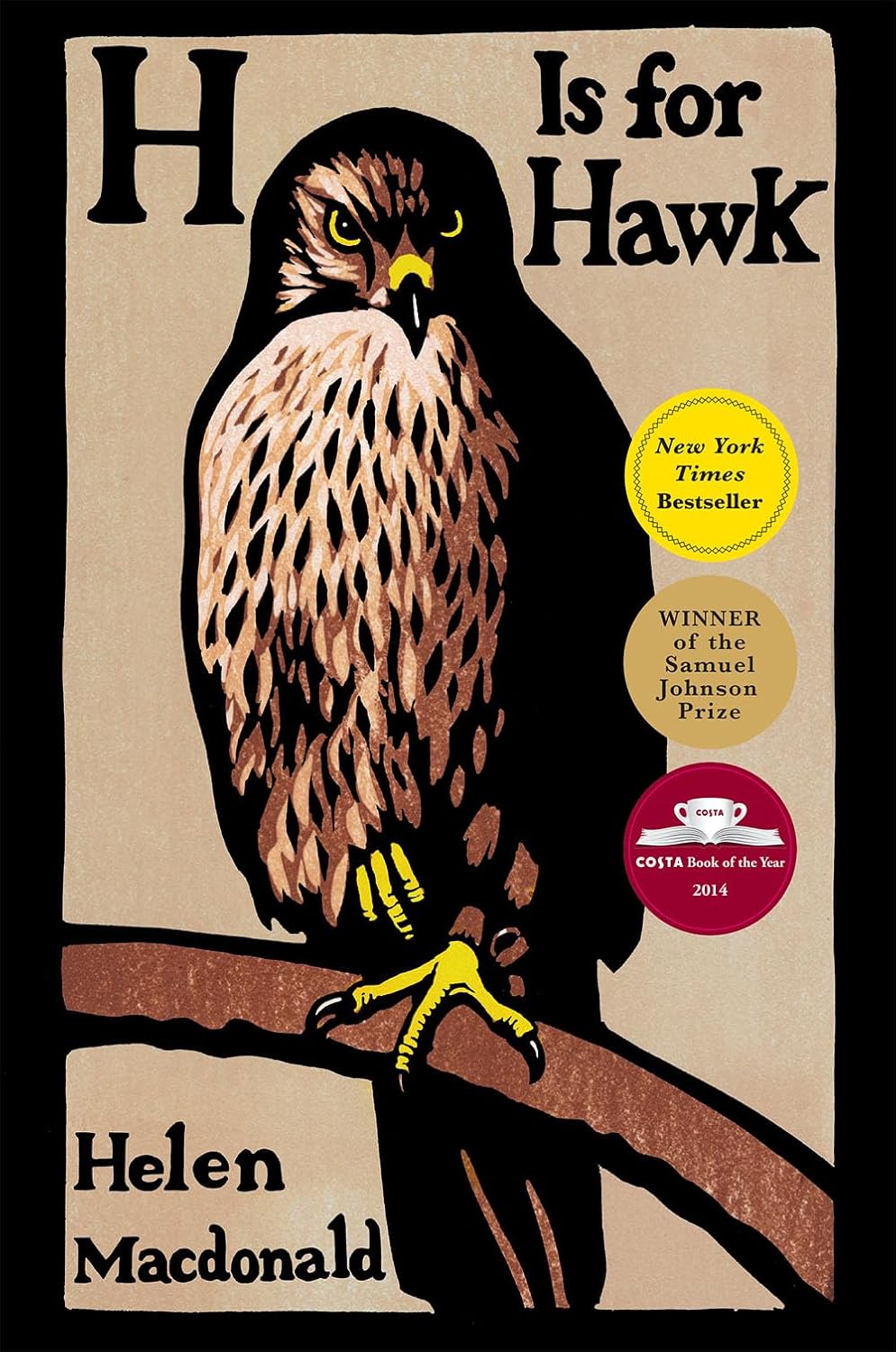 Book cover for "H is for Hawk"
