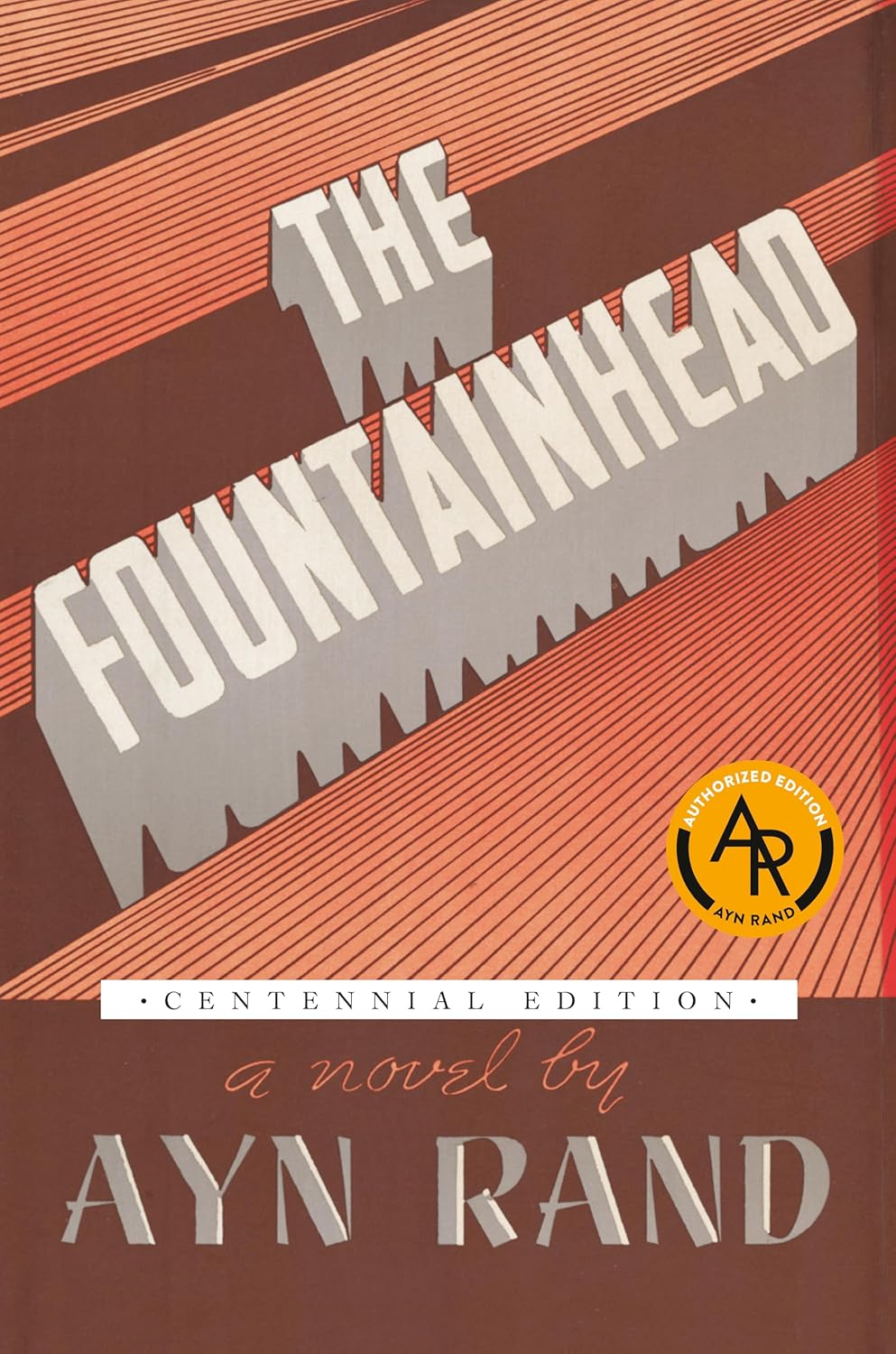 Book cover for "The Fountainhead"