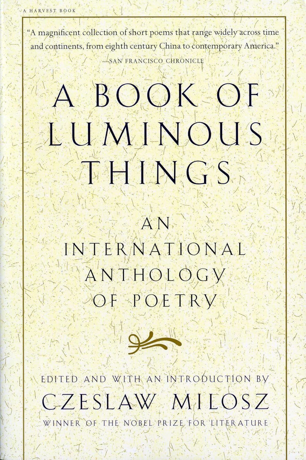 Book cover for "A Book of Luminous Things"
