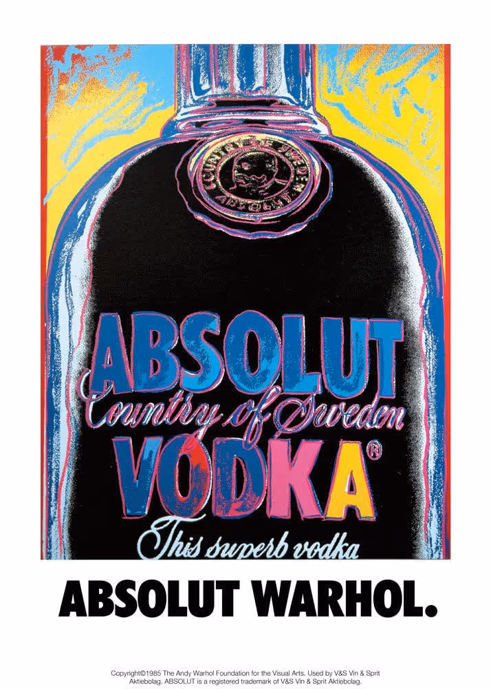 Andy Warhol’s Absolut Vodka Art