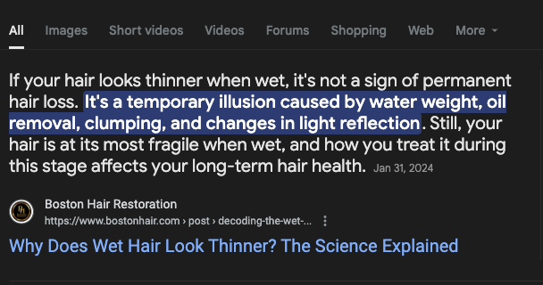 Our explainer is selected as Google’s featured snippet, grabbing the top answer block for this high-volume query and funneling readers to the article.