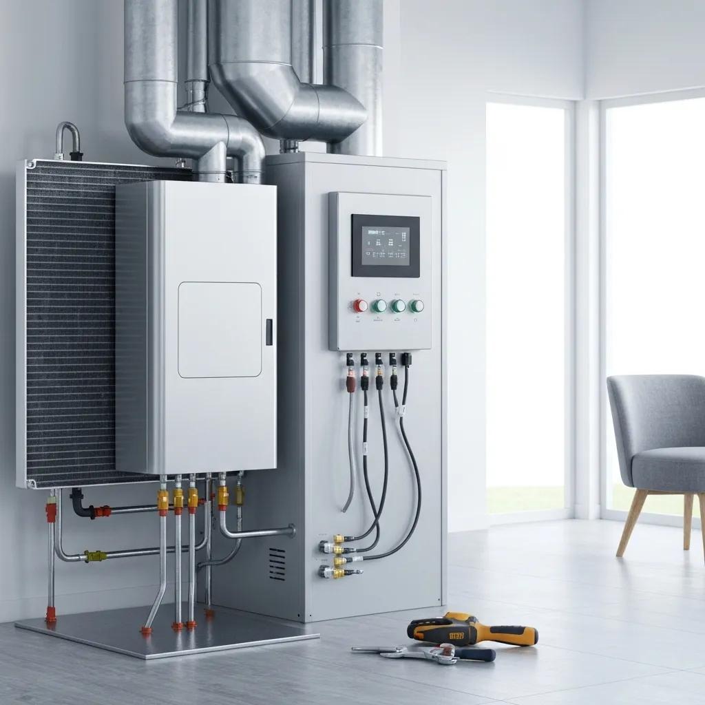 Clean HVAC components demonstrating improved efficiency after maintenance