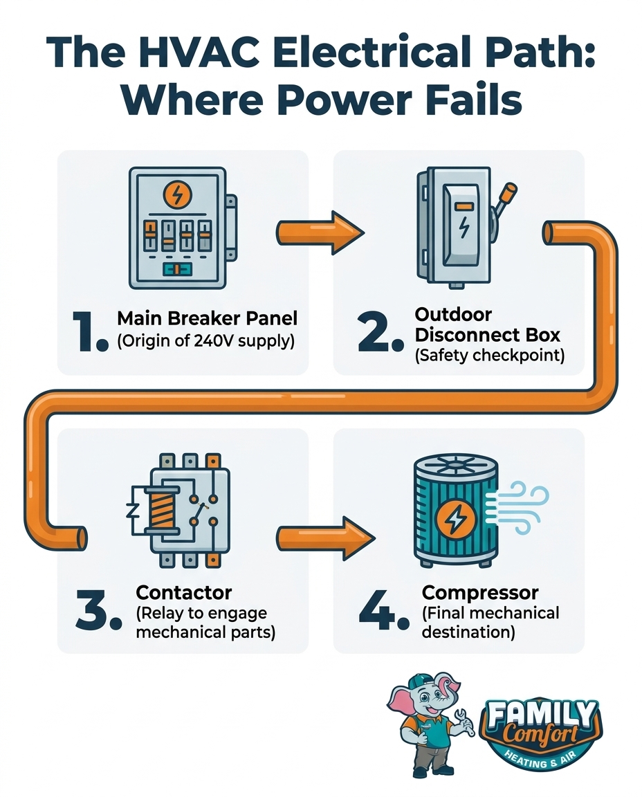 The HVAC Electrical Path: Where Power Fails