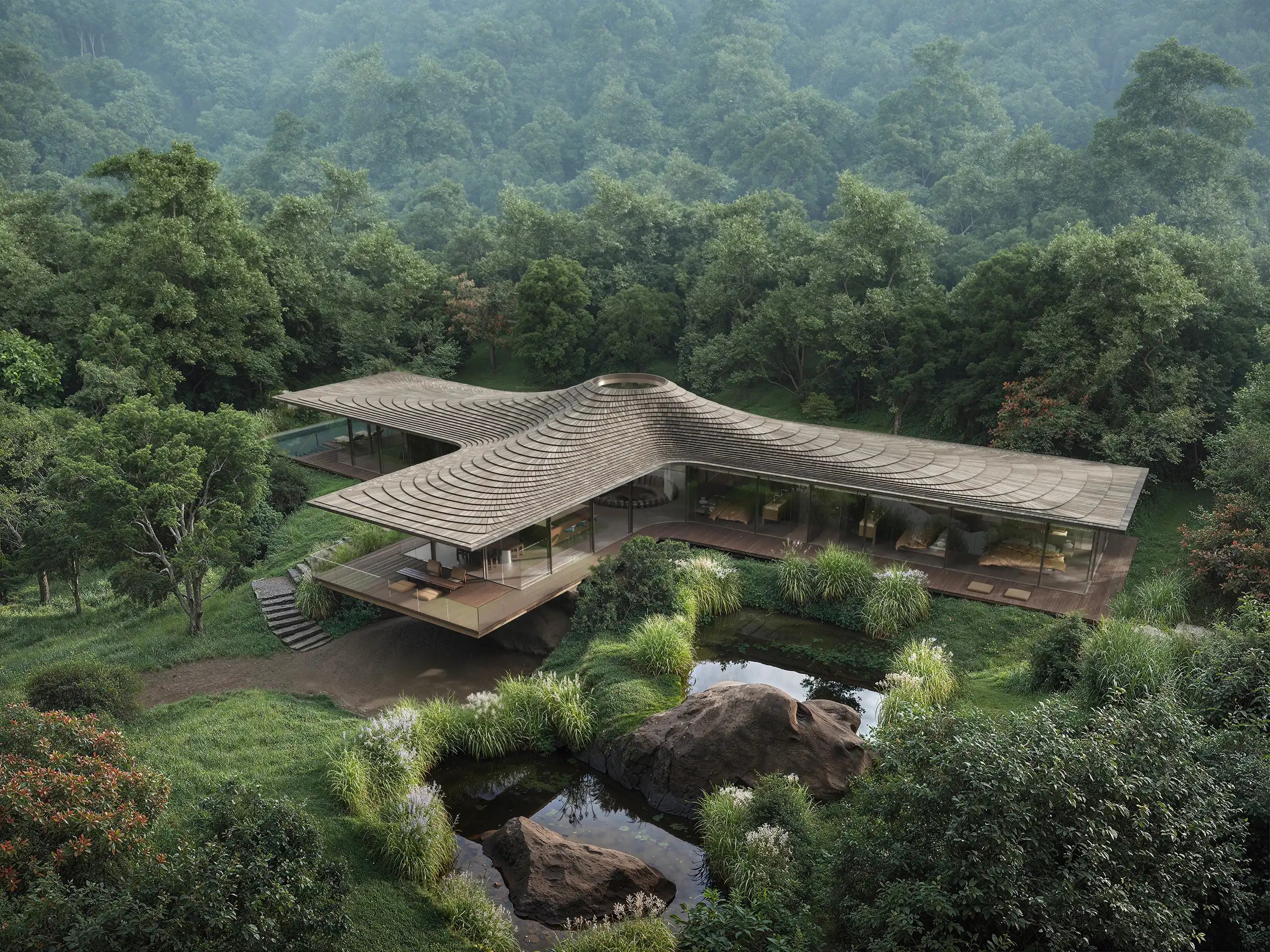 MART Studio | The Eye of the Forest | Private villa in Japan