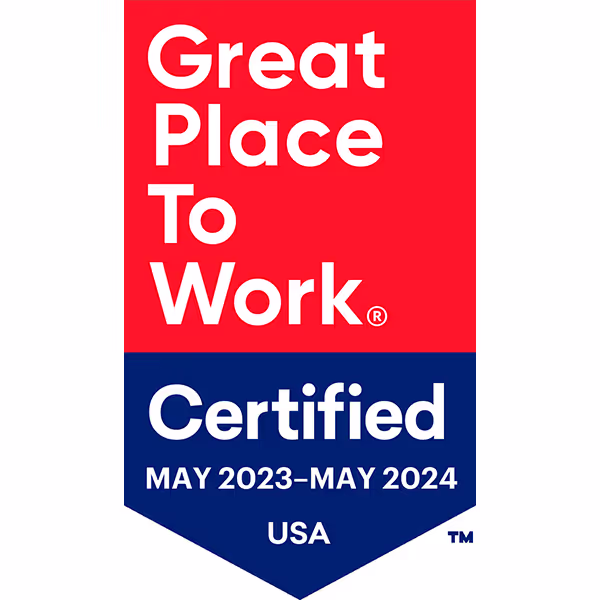 Great Workplace Certified for 2023/24