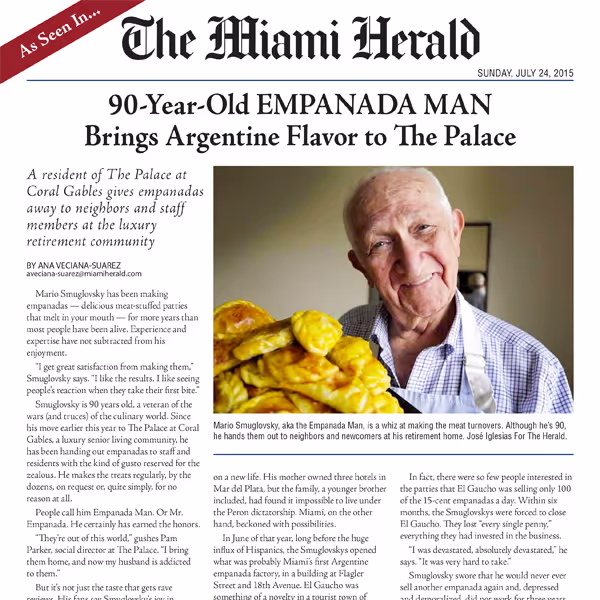 90-Year-Old EMPANADA MAN Brings Argentine Flavor to The Palace